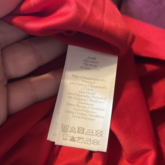 Boden Poinsettia Josie Ponte Dress - Picture 4 of 7